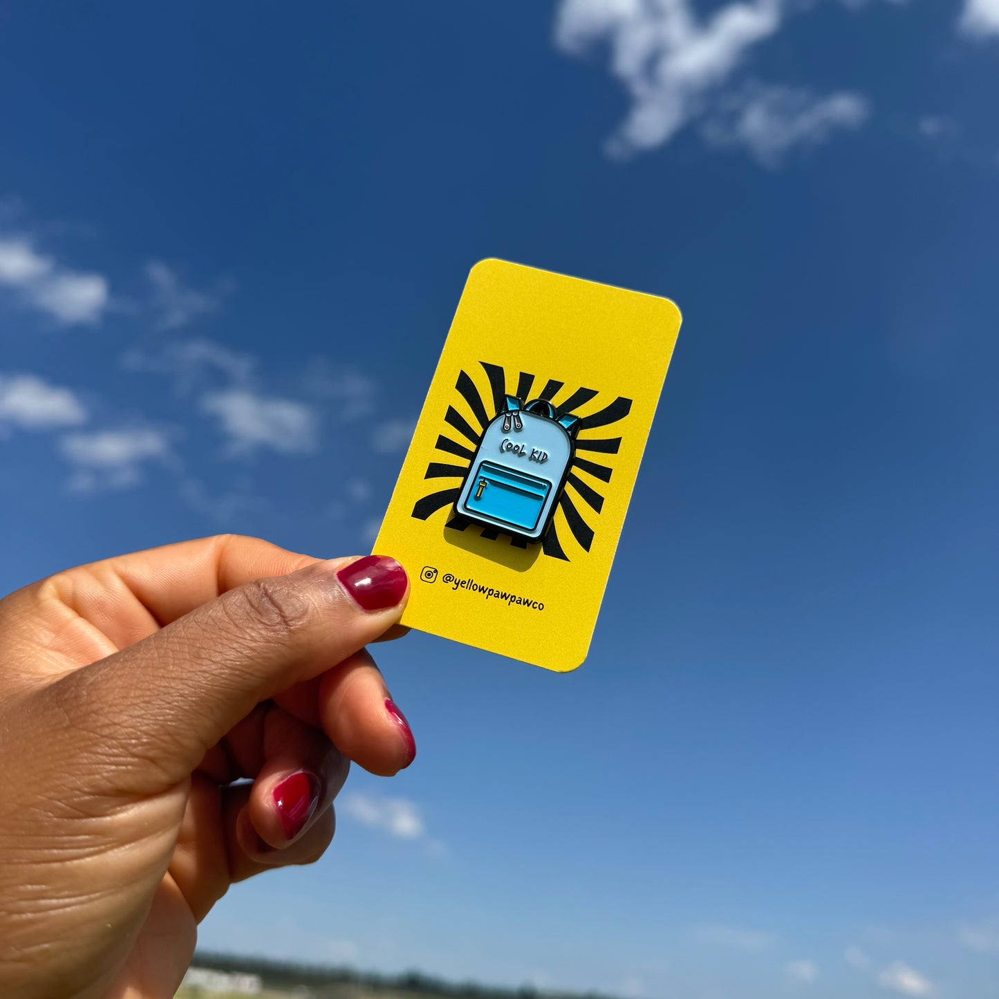 Cool Kid (Blue) - Enamel Pin