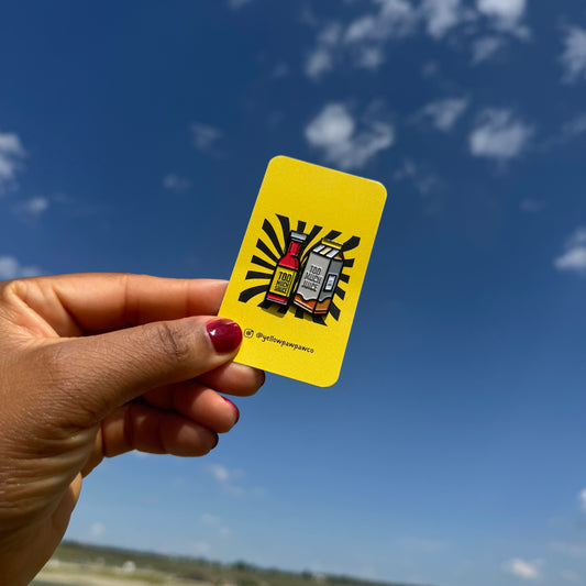 Too Much Juice/Too Much Sauce set (Red) - Enamel Pin